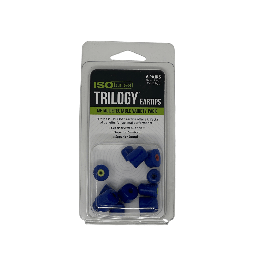 TRILOGY™ Metal Detectable Eartips (Variety Pack) - EU ISOtunes